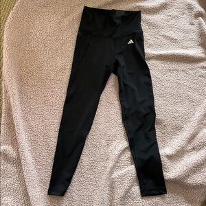 Adidas High-Waisted Black Leggings